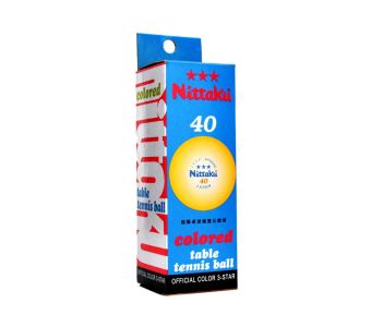 Nittaku Table Tennis Ball Pack Of 3