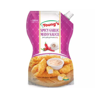 YOUNG'S Spicy Garlic Mayo SAUCE 500ml