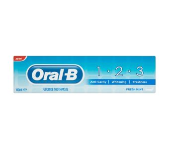 Oral B 1 2 3 Toothpaste Fresh Mint 100gm