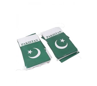 Pakistan Flag bunting with thread / jhandian 200Pcs