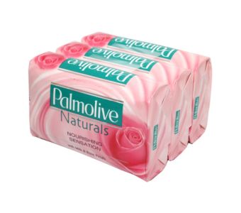 pamolive soap milk & rose petal 3x150gm pack
