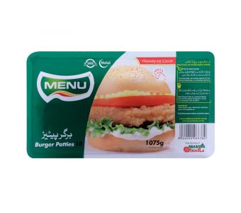MENU - Burger Patties 6Pcs 355g