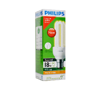 Philips Saver Warm White 18W B22 ( Pin )