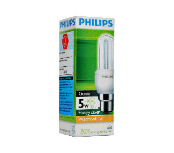 Philips Saver Warm White 5W Genie B22
