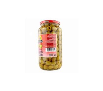 FIGARO PITTED GREEN OLIVES 920GM