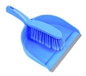Plastic Dust Pan With Brush