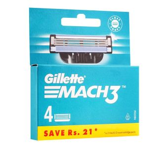 Gillette Mach3 Razor Blades – Pack of 4 – Gillette