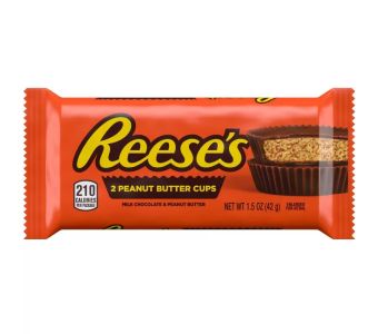 REESES 2 PEANUT BUTTER CUPS 42G