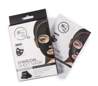 Rivaj Face Mask Charcoal Sheet Mask (Rj/75)