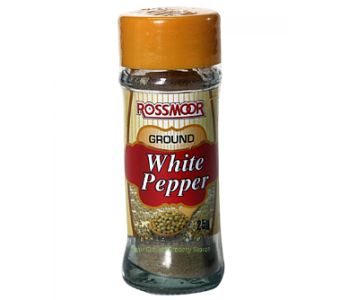 Rossmoor Ground White Pepper Bottle 25g