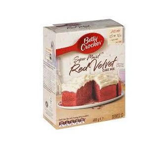 BETTY CROCKER RED VELVET CAKE MIX