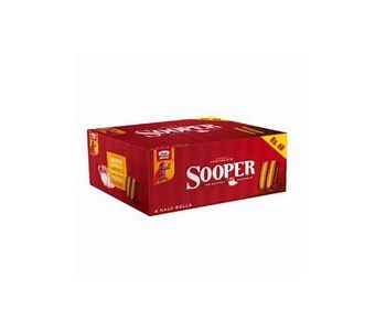 PF Sooper Classic Chocolate Biscuit 8s Half Rolls 69.4Gm