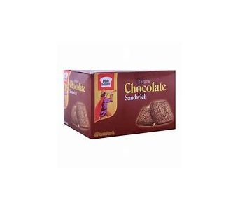 Pf Chocolate Sandwish Biscuit Half Roll 8s Box