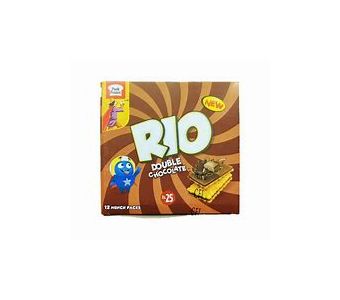 PF Rio Double Chocolate Biscuit 12s Munch Packs 33.2Gm