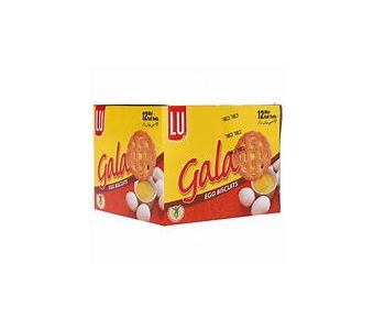 Lu Gala Egg Biscuits 12S Mini Half Rolls