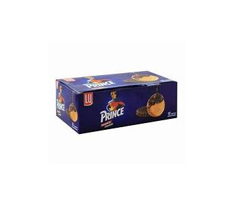 LU Prince Covered In Chocolate Sandwich Biscuits 12s