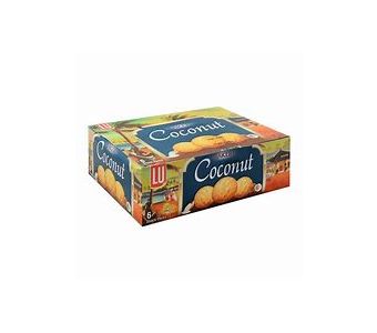Lu Bakeri Coconut Cookies Half Roll 6S Box