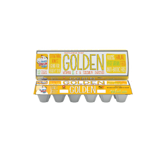 Farm Fresh Eggs Golden 12 pieces