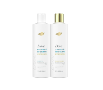 Dove coconut and hydration shampoo 355ml