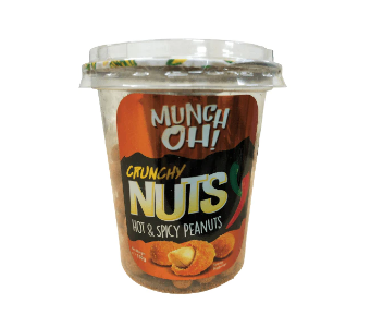 MUNCH OH Crunchy Hot & Spicy Peanuts 150g
