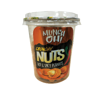 MUNCH OH Crunchy Hot & Spicy Peanuts 100g