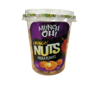 MUNCH OH Crunchy Masala Peanuts 100g