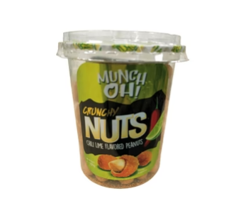 MUNCH OH Crunchy Chili Lime Flavored Peanuts 150g