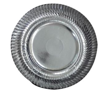 Silver Paper Plate Large 25S Fk