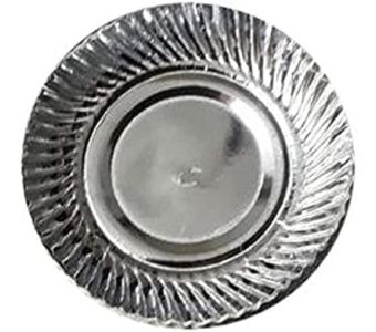 Silver Paper Plate Small Fk