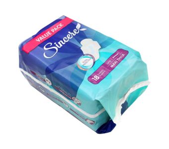 Sincere Maxi Thick 18 Napkins Long