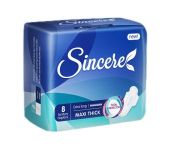 Sincere Maxi Thick 8 Pads X Long