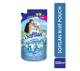 SOFTLAN BLUE POUCH 500ML