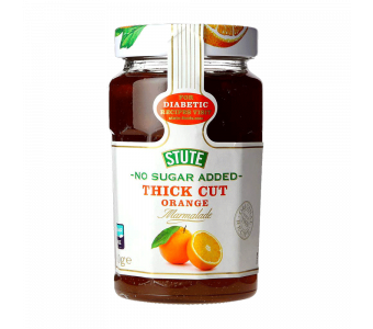 STUTE no sugar added  thick cut orange marmalade 430gm