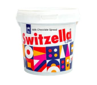 SWITZELLA - Milk Chocolate Spread With Cocoa - 1.25KG - Bucket