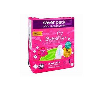 Butterfly Breathables Maxi Thick Extra Long 28S