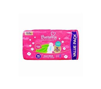 Butterfly Breathables Cottony Soft Maxi Thick 16s