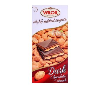 Valor Dark Chocolate With Almond 150Gm