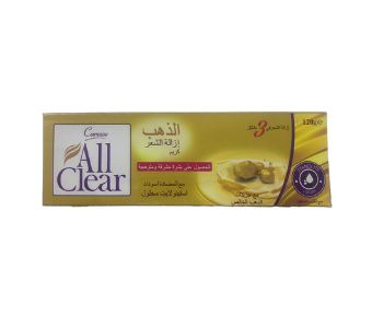 CARESSE All Clear Hair Removal Cream 120GM Gold