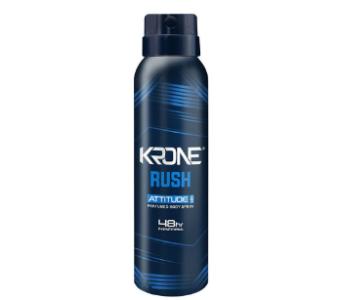 Krone Attitude Rush Freshness Perfumed Body Spray 150ml