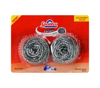 Spontex Stainless Steel Spiral 2s