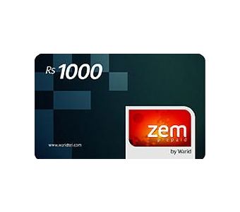 Warid Prepaid Mobile Card ( Rs 1000 )