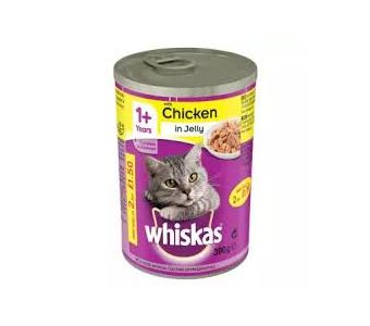 WHISKAS - cat food chicken tin 390gm