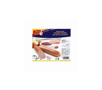 Mon Salwa Sausages Chk Grilled Smoked Frank furter 10S