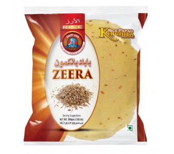 DADI JAN Khichiya Rice Papad Zeera 200g