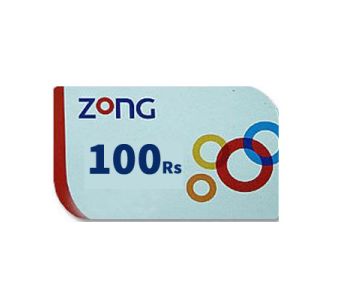 Zong Prepaid Mobile Card ( Rs 100 )