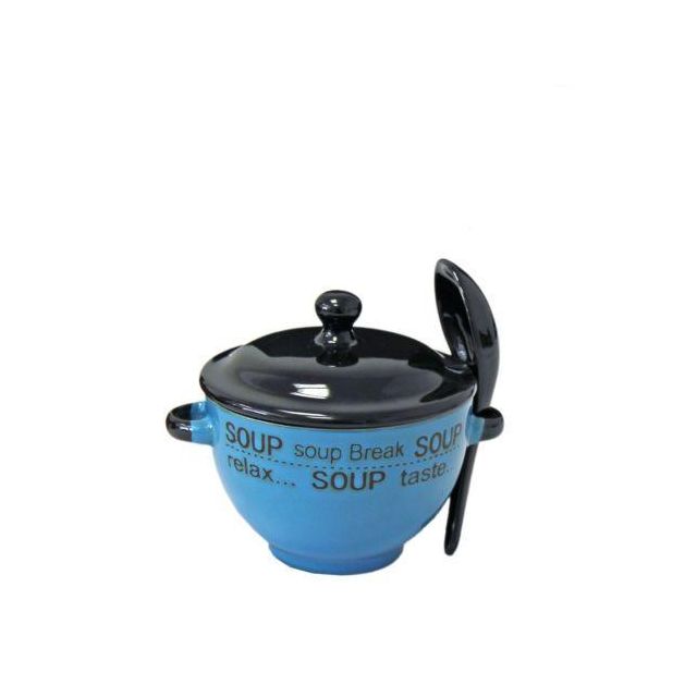 Soup Bowl With Spoon  tr6#22-7
