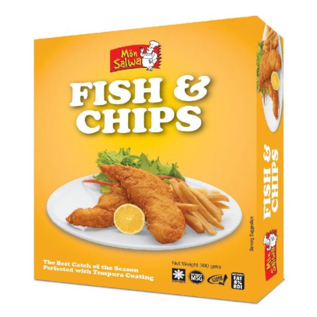 Mon Salwa Fish And Chips (1x24) 300gm