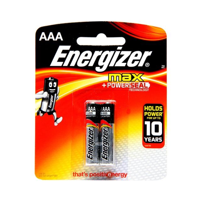 Energizer Max Cell AAA (Pack Of 2)