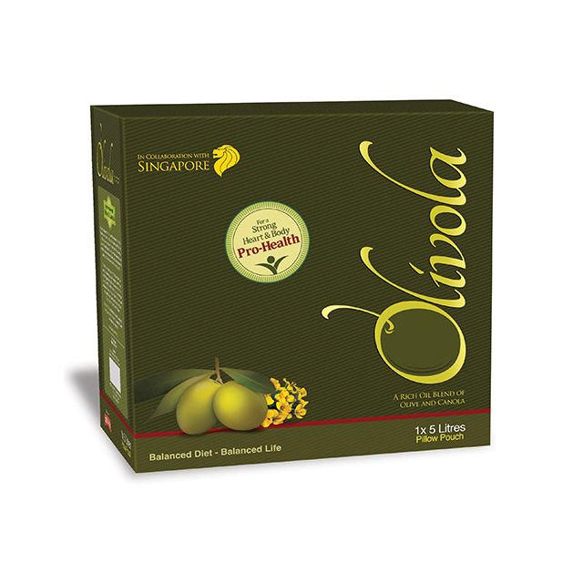 Olivola Canola Oil Liter Pack Of 5 Piece