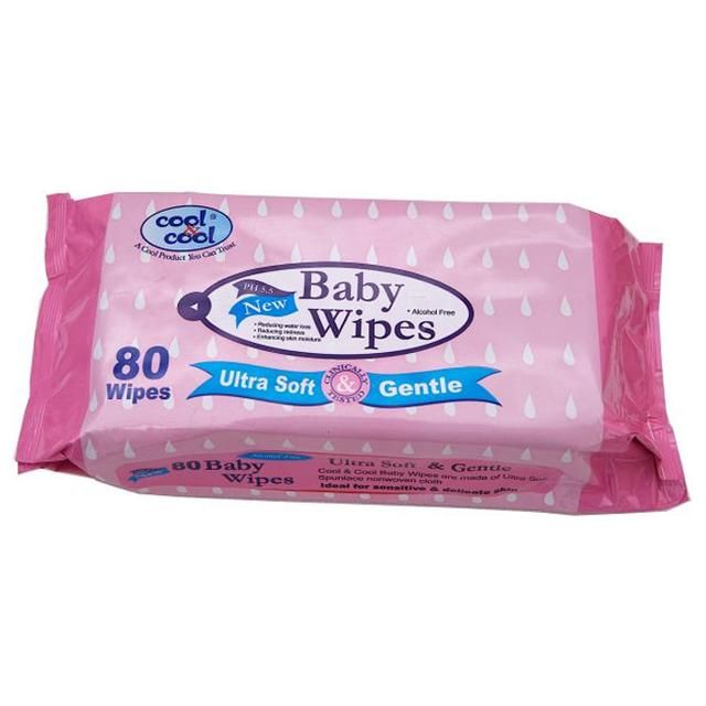 Cool & Cool Baby wipes 80s